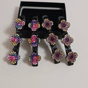 Set Of Two Hairclips.  Multi Clip Style For Braiding And Teists!